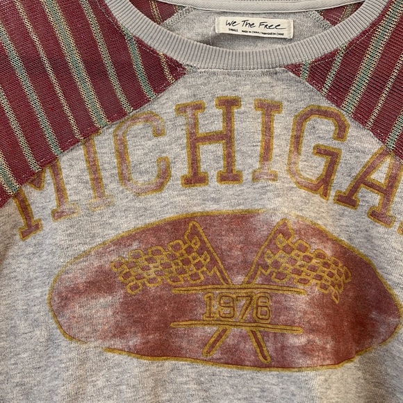 WE THE FREE Varcity Longsleeve Crop Top - Picture 2 of 11